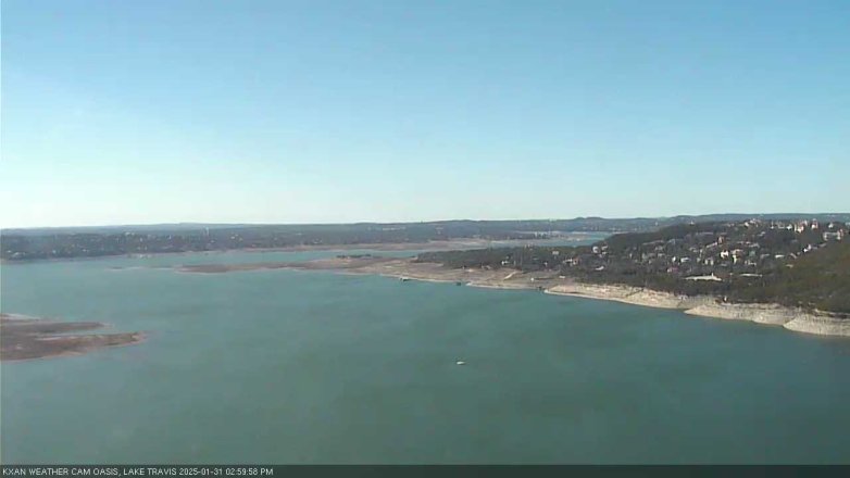 Lake Travis webcam, January 31, 2025 3:00 PM CT