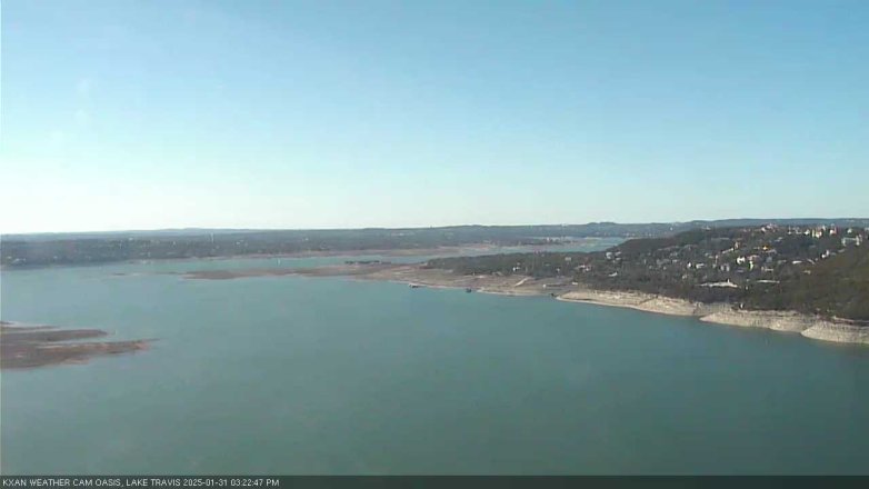Lake Travis webcam, January 31, 2025 3:25 PM CT