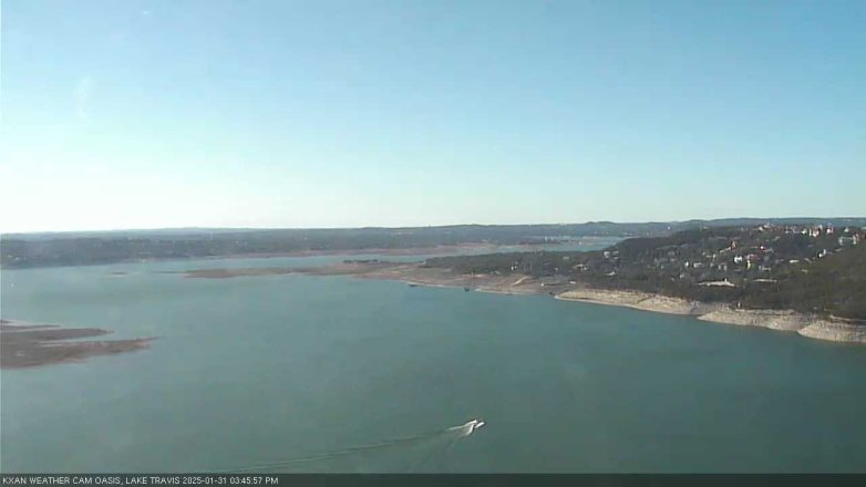 Lake Travis webcam, January 31, 2025 3:45 PM CT