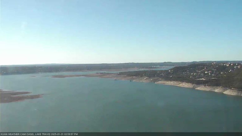 Lake Travis webcam, January 31, 2025 4:00 PM CT
