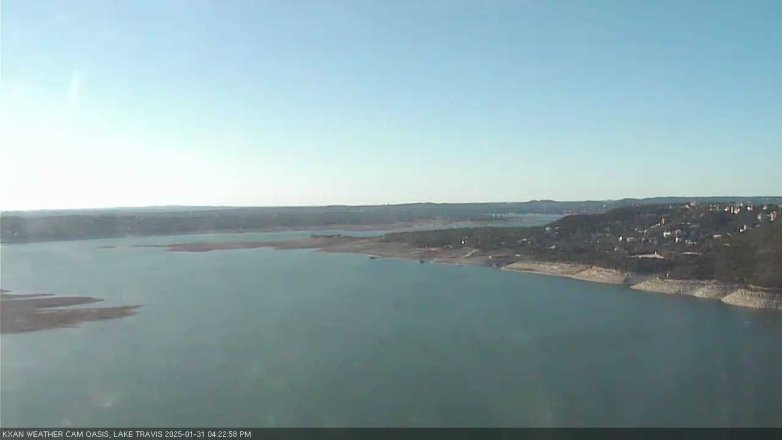Lake Travis webcam, January 31, 2025 4:25 PM CT