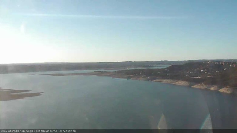 Lake Travis webcam, January 31, 2025 5:00 PM CT