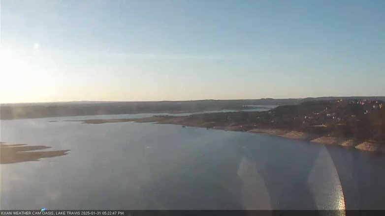 Lake Travis webcam, January 31, 2025 5:25 PM CT