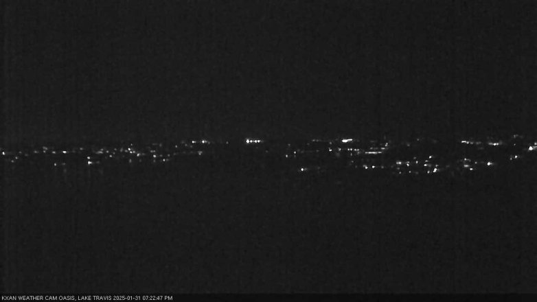 Lake Travis webcam, January 31, 2025 7:25 PM CT