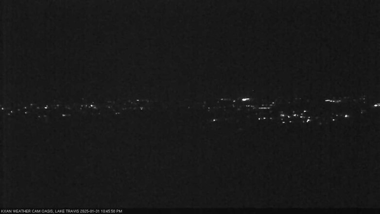 Lake Travis webcam, January 31, 2025 10:45 PM CT