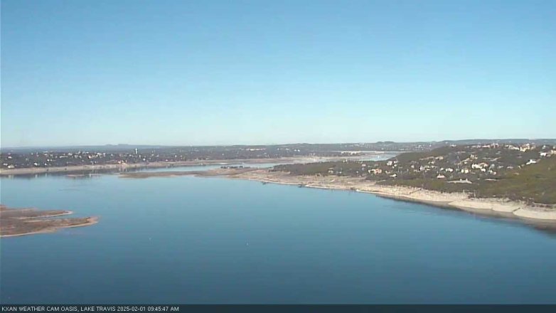 Lake Travis webcam, February 1, 2025 9:45 AM CT