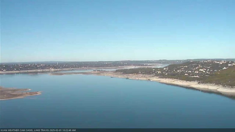 Lake Travis webcam, February 1, 2025 10:25 AM CT
