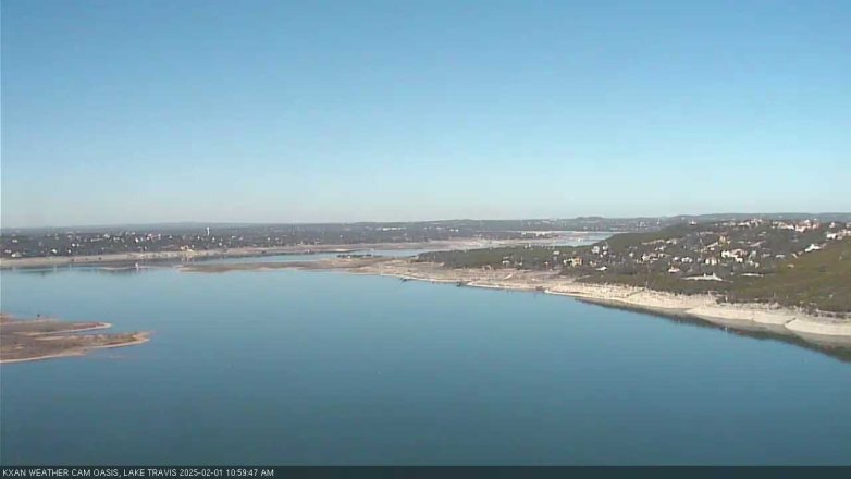Lake Travis webcam, February 1, 2025 11:00 AM CT