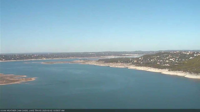 Lake Travis webcam, February 2, 2025 11:00 AM CT