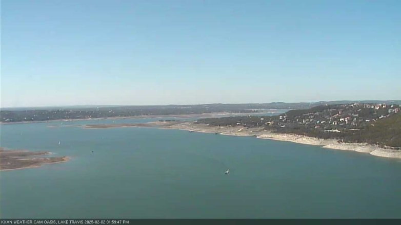 Lake Travis webcam, February 2, 2025 2:00 PM CT