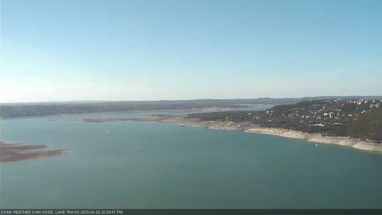 Lake Travis webcam, February 2, 2025 3:00 PM CT