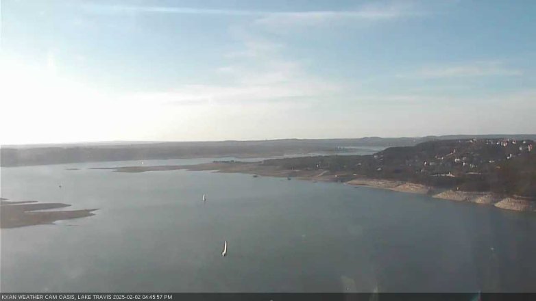Lake Travis webcam, February 2, 2025 4:45 PM CT