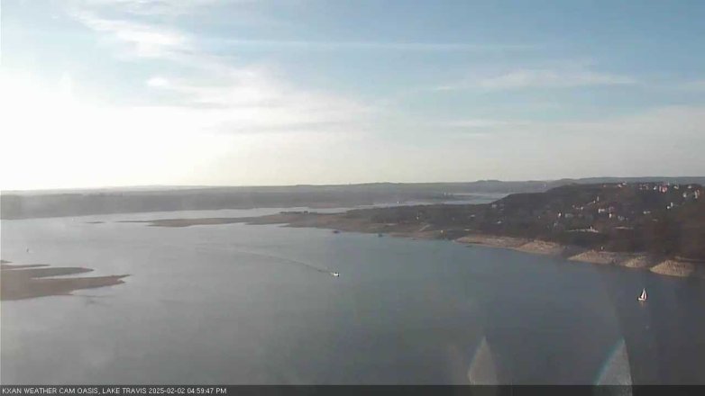 Lake Travis webcam, February 2, 2025 5:00 PM CT