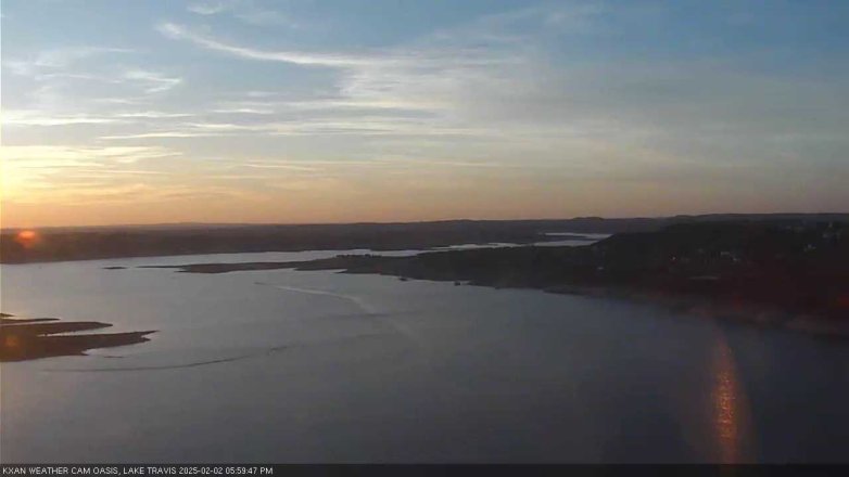 Lake Travis webcam, February 2, 2025 6:00 PM CT