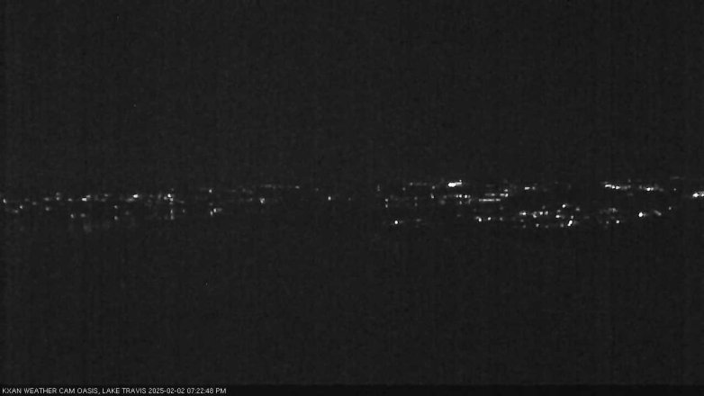 Lake Travis webcam, February 2, 2025 7:25 PM CT
