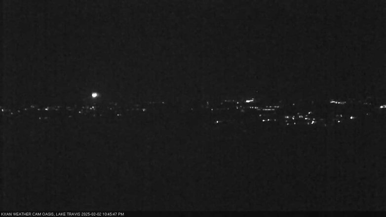 Lake Travis webcam, February 2, 2025 10:45 PM CT