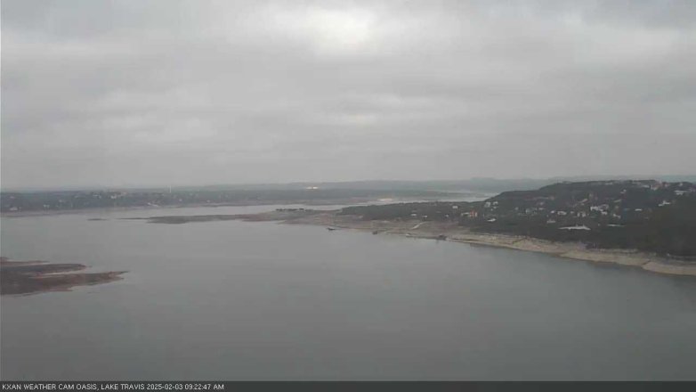 Lake Travis webcam, February 3, 2025 9:25 AM CT