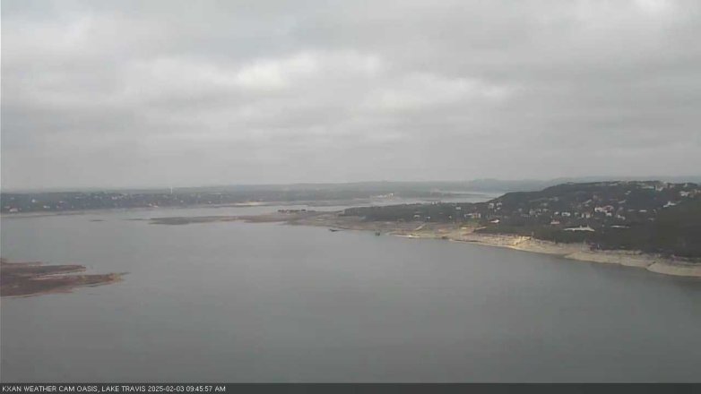 Lake Travis webcam, February 3, 2025 9:45 AM CT