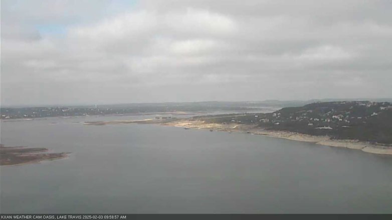 Lake Travis webcam, February 3, 2025 10:00 AM CT