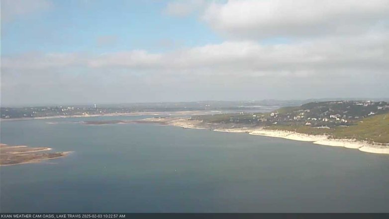 Lake Travis webcam, February 3, 2025 10:25 AM CT