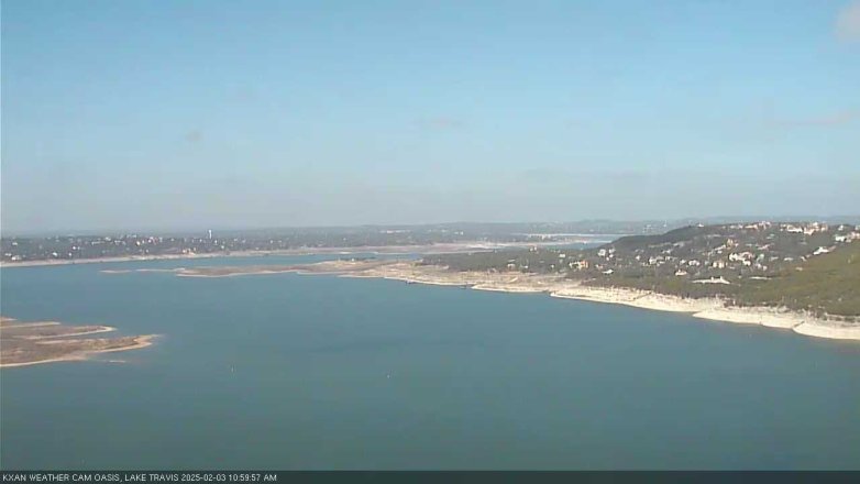 Lake Travis webcam, February 3, 2025 11:00 AM CT