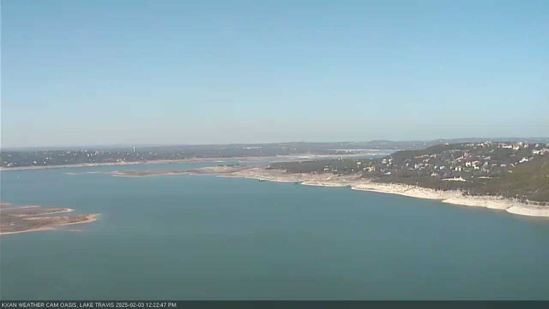Lake Travis webcam, February 3, 2025 12:25 PM CT