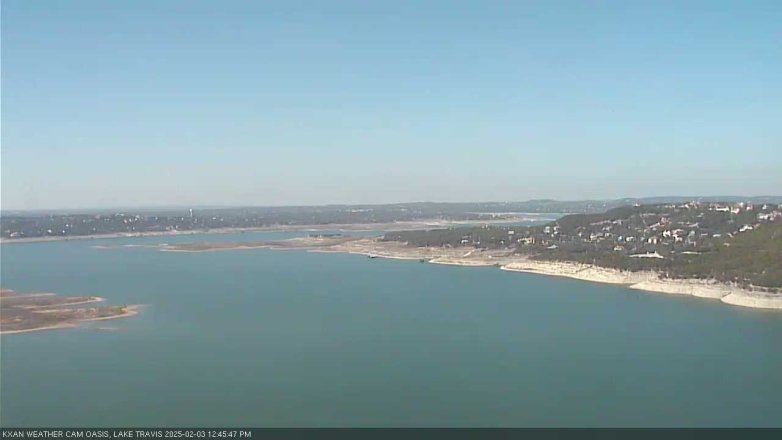 Lake Travis webcam, February 3, 2025 12:45 PM CT