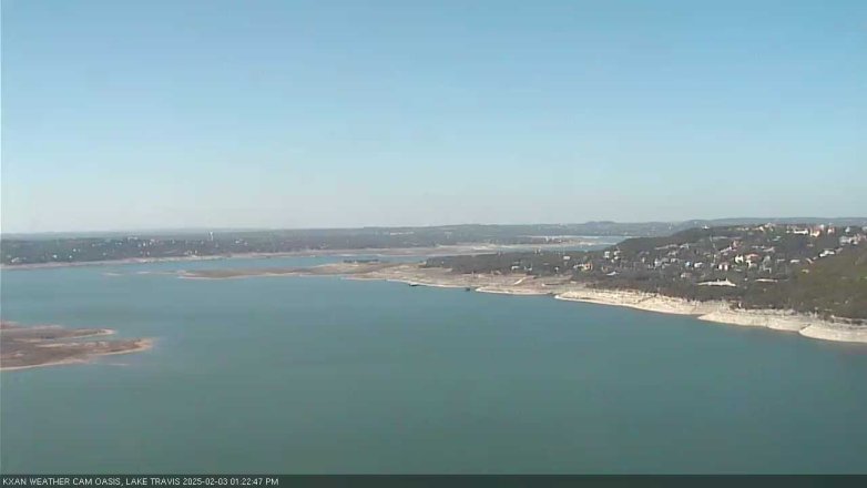 Lake Travis webcam, February 3, 2025 1:25 PM CT