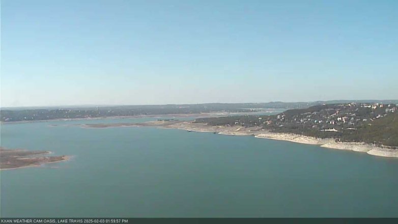 Lake Travis webcam, February 3, 2025 2:00 PM CT