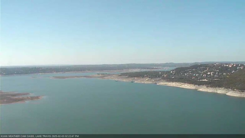 Lake Travis webcam, February 3, 2025 2:25 PM CT