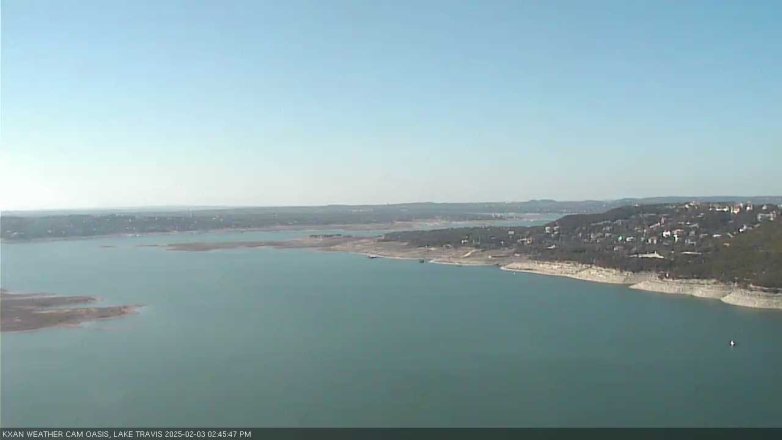 Lake Travis webcam, February 3, 2025 2:45 PM CT