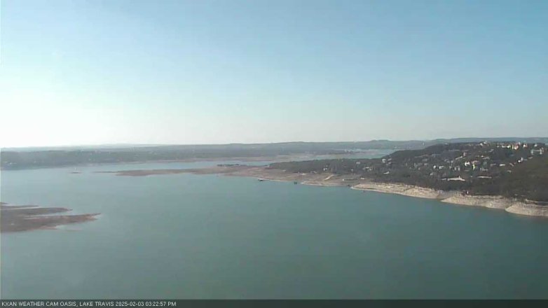 Lake Travis webcam, February 3, 2025 3:25 PM CT