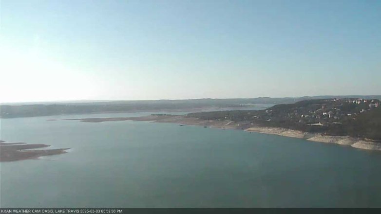 Lake Travis webcam, February 3, 2025 4:00 PM CT