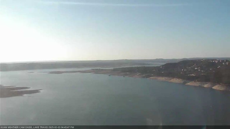 Lake Travis webcam, February 3, 2025 4:45 PM CT