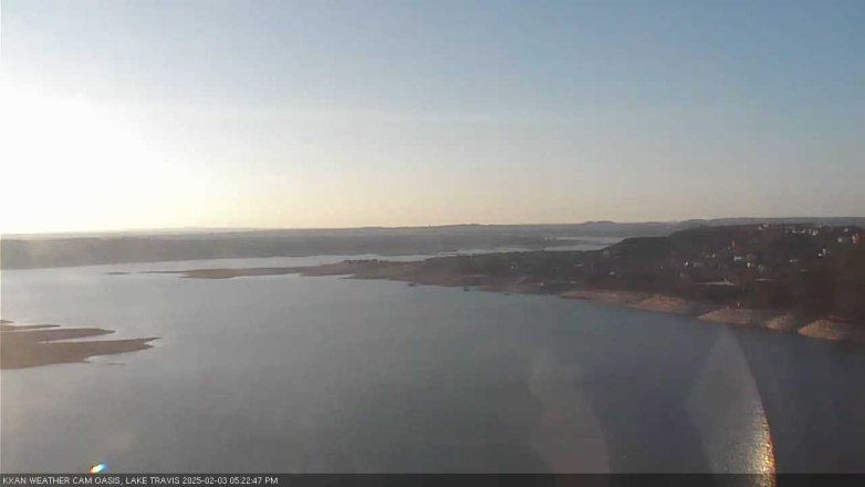 Lake Travis webcam, February 3, 2025 5:25 PM CT