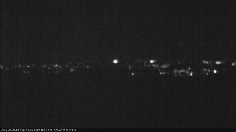 Lake Travis webcam, February 3, 2025 7:25 PM CT