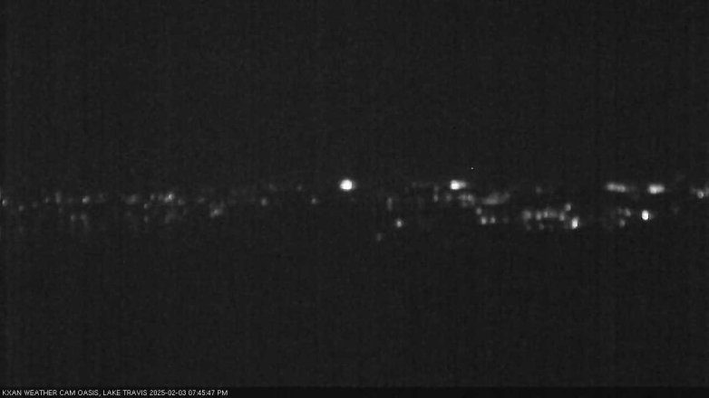 Lake Travis webcam, February 3, 2025 7:45 PM CT