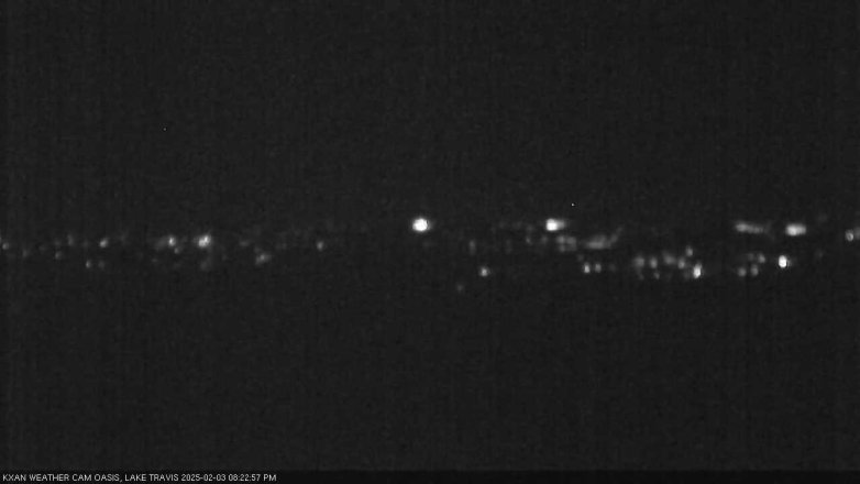 Lake Travis webcam, February 3, 2025 8:25 PM CT