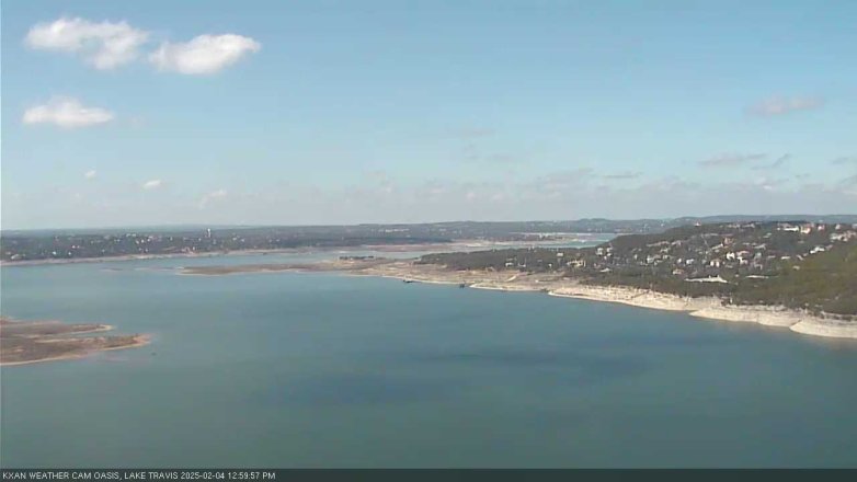 Lake Travis webcam, February 4, 2025 1:00 PM CT