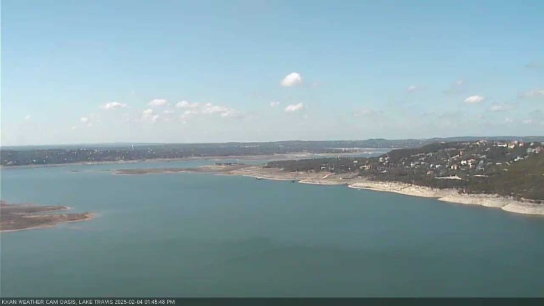 Lake Travis webcam, February 4, 2025 1:45 PM CT