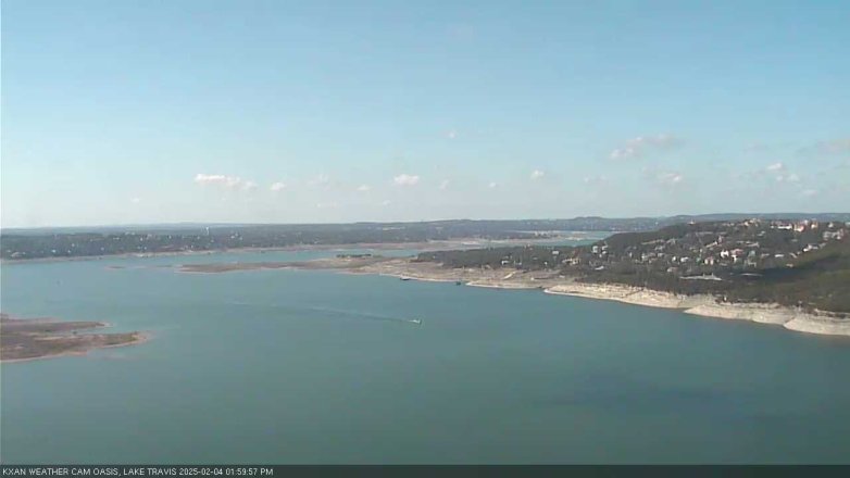 Lake Travis webcam, February 4, 2025 2:00 PM CT