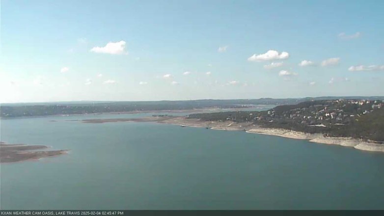 Lake Travis webcam, February 4, 2025 2:45 PM CT