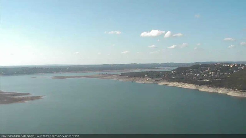 Lake Travis webcam, February 4, 2025 3:00 PM CT
