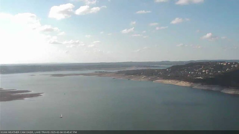 Lake Travis webcam, February 4, 2025 3:45 PM CT