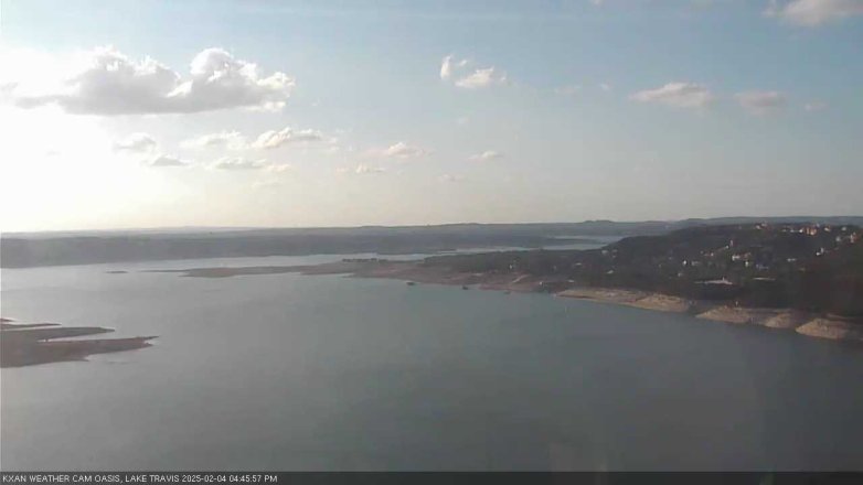 Lake Travis webcam, February 4, 2025 4:45 PM CT