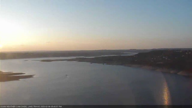 Lake Travis webcam, February 4, 2025 5:45 PM CT