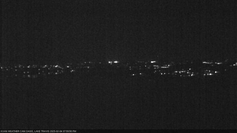 Lake Travis webcam, February 4, 2025 8:00 PM CT