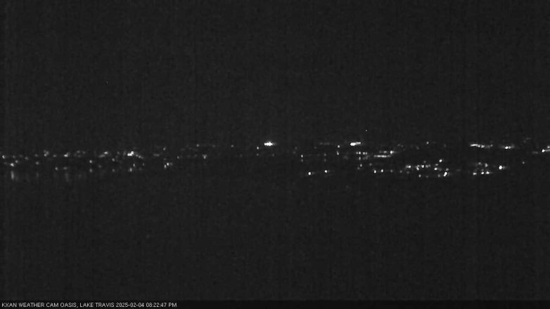 Lake Travis webcam, February 4, 2025 8:25 PM CT