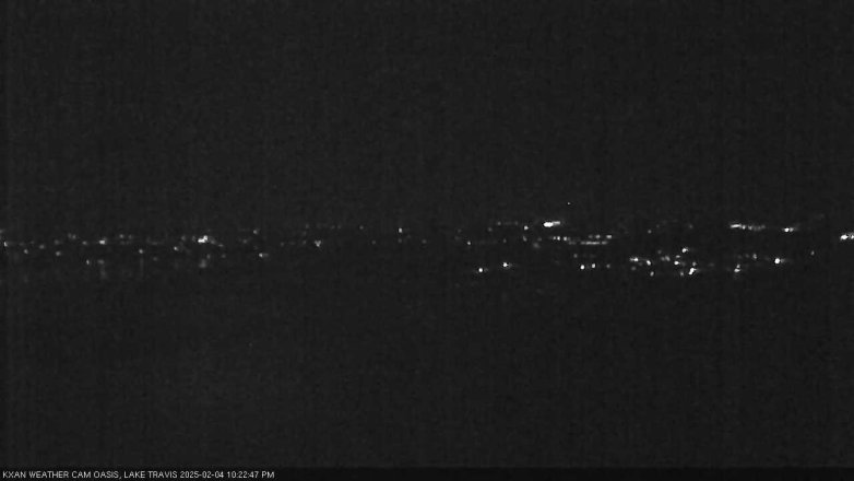 Lake Travis webcam, February 4, 2025 10:25 PM CT