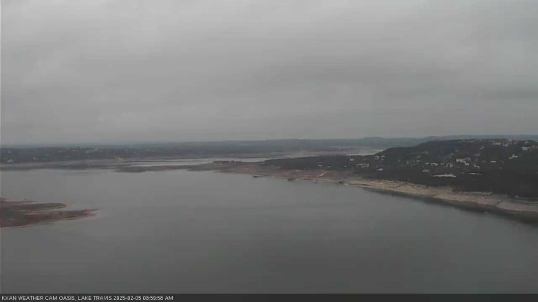 Lake Travis webcam, February 5, 2025 9:00 AM CT